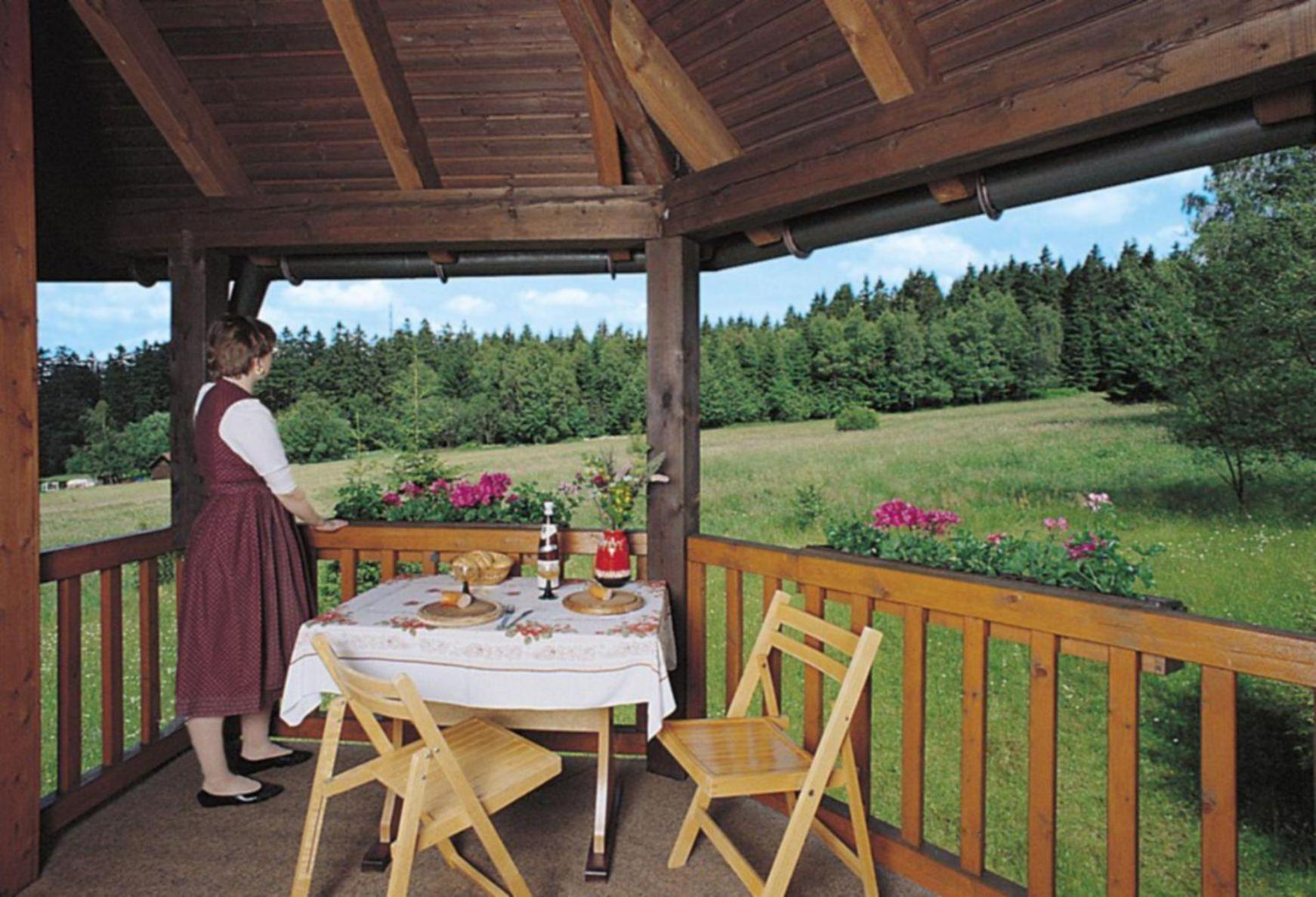 Ferienwohnungen Landhaus Tannenhof บิชอฟสกรุน ภายนอก รูปภาพ